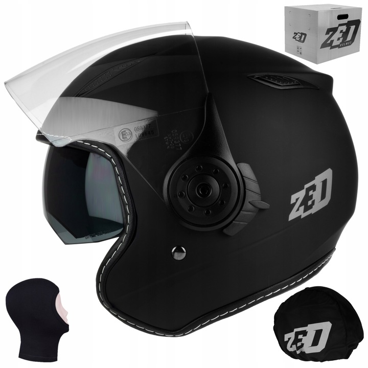 ZED C5 CASCO PARA MOTOCICLETA OTWARY TAPAOBJETIVO + KOMINIARKA 