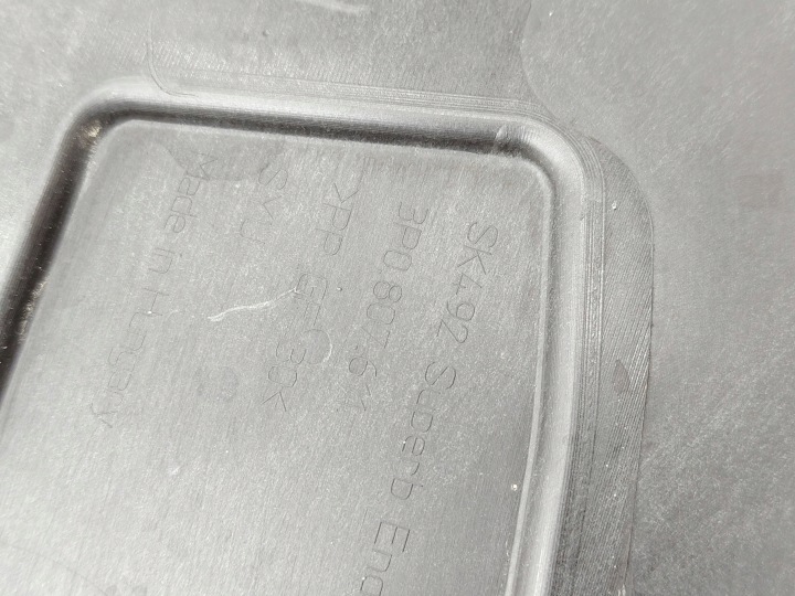 SKODA SUPERB IV PROTECTION PLAQUE PARE-CHOCS AVANT 3P0807611