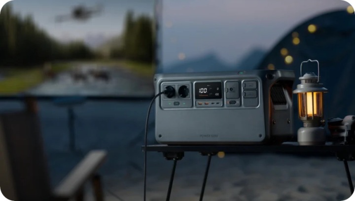 STACJA RÉSEAUX ÉLECTRIQUES DJI POWER 1000 UPS POWERBANK BATTERIE 2200W