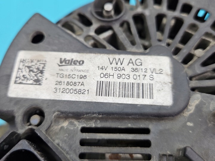 TEST ALTERNATEUR AUDI A6 C7 06H903017S 2.0 TFSI