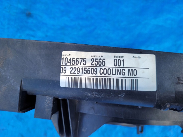 OPEL-CZESCI INSIGNIA A CHÂSSIS VENTILATEURS RADIATEURS 1.6 2.0 22915609