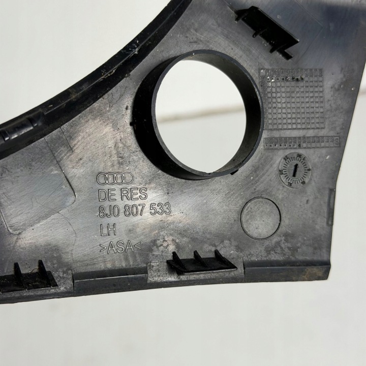 MOULURE PROTECTION SUPÉRIEURE GAUCHE PARE-CHOCS ARRIÈRE AUDI TT MK2 8J OE ORIGINAL 8J0807533