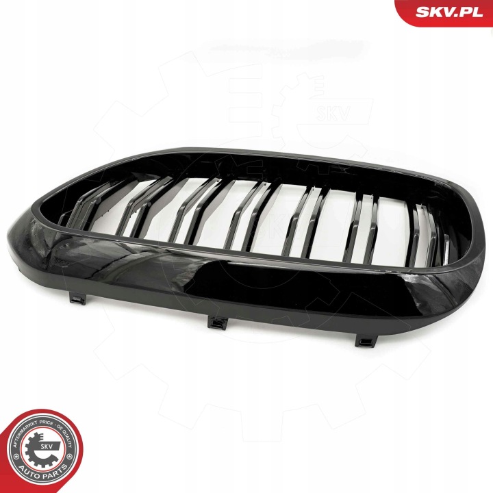 GRILLE GRILLES 66SKV193 DOUBLE MOULURE NOIR BRILLANT BMW 5 G30 51712430993