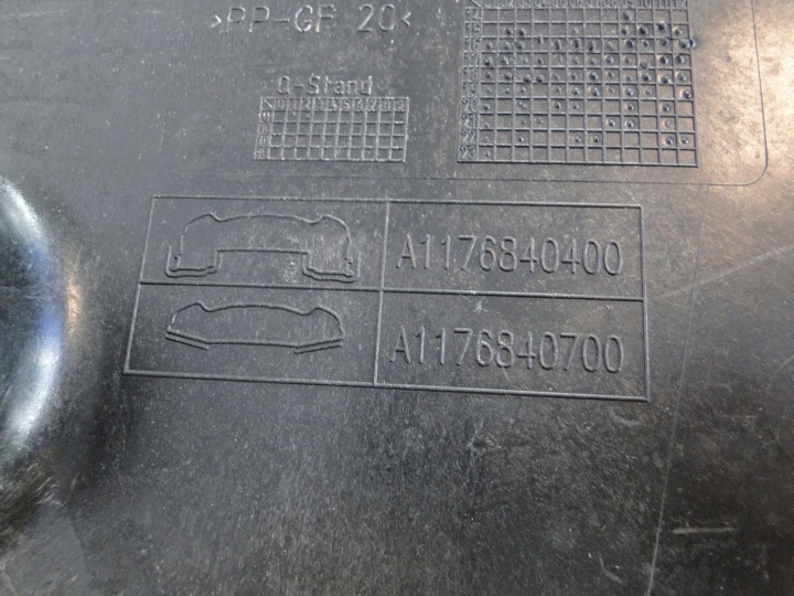 MERCEDES CLA 117 W117 PROTECTION PARE-CHOCS ARRIÈRE
