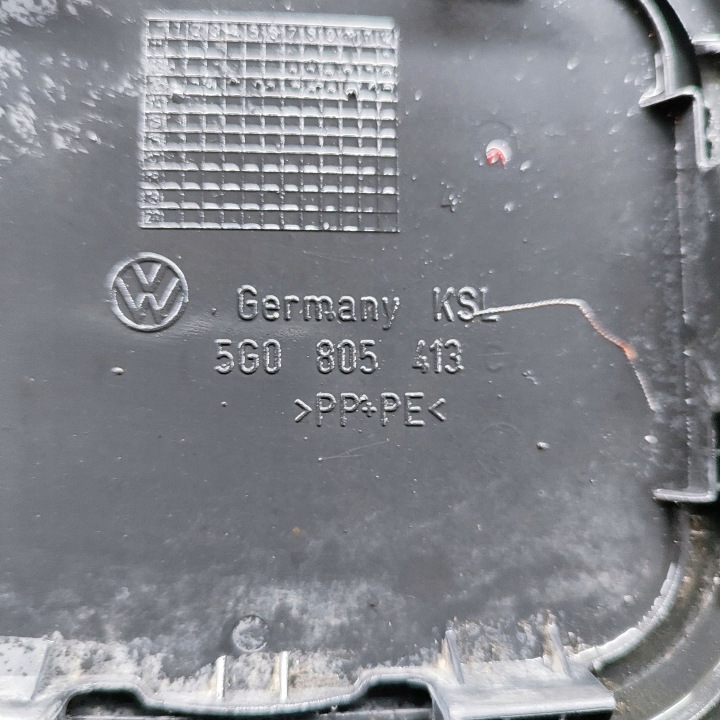 VOLKSWAGEN GOLF VII 2014 GAUCHE CÔTÉ PASSAGE DE ROUE AVANT