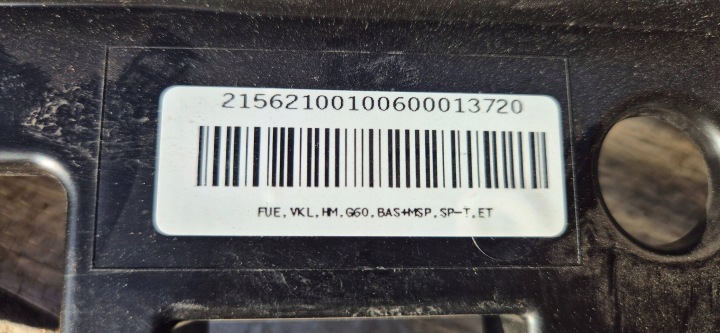BMW 5 I5 G60 23-26 BERLINE GLISSIÈRE FIXATION PARE-CHOCS ARRIÈRE MILIEU ORIGINE