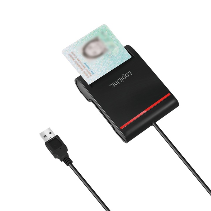 LOGILINK | USB 2.0 CARD READER, PARA SMART ID | CR0047 | CARD READER 