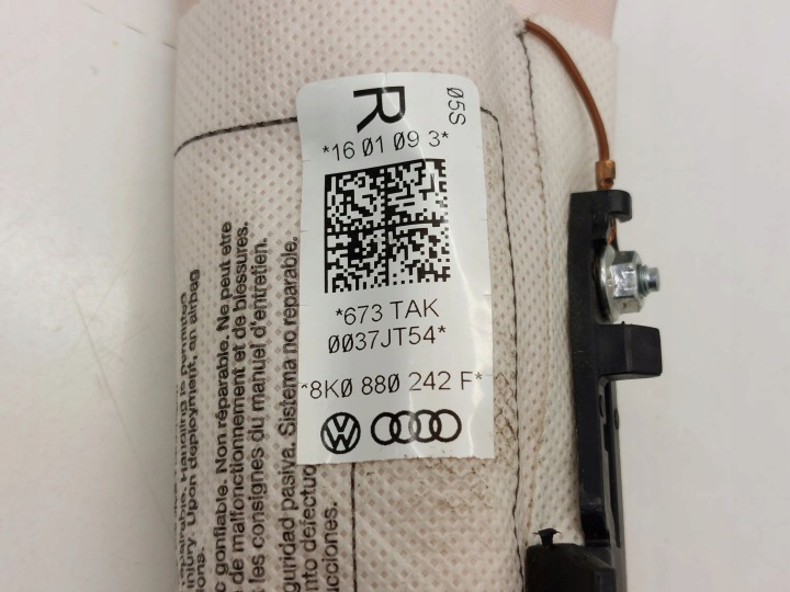 AUDI A4 S4 B8 8K 2009 DROITE CÔTÉ COUSSIN SÉCURITÉ AIRBAG SIÈGES
