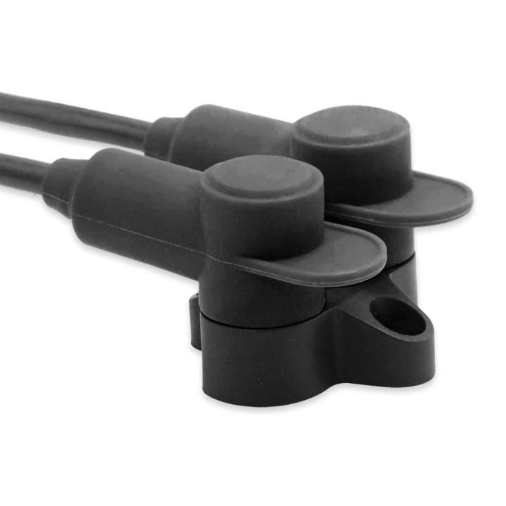 CAOUTCHOUC REVÊTEMENTS SUR BORNES BATTERIE PROTECTION ISOLANTE ÉTRIER