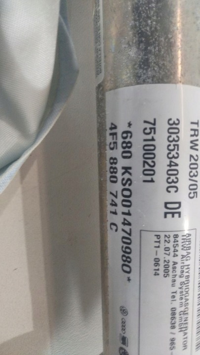 RIDEAU SÉCURITÉ TOUTES AUDI A6 S6 C6 4F 4F5880741C