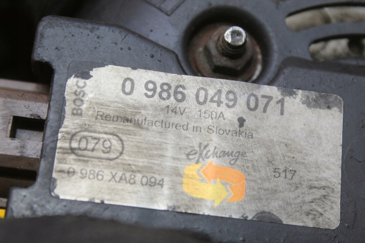 ALTERNATEUR VOLVO V 50 2.0 D D5204T 10DYSU 0986049071