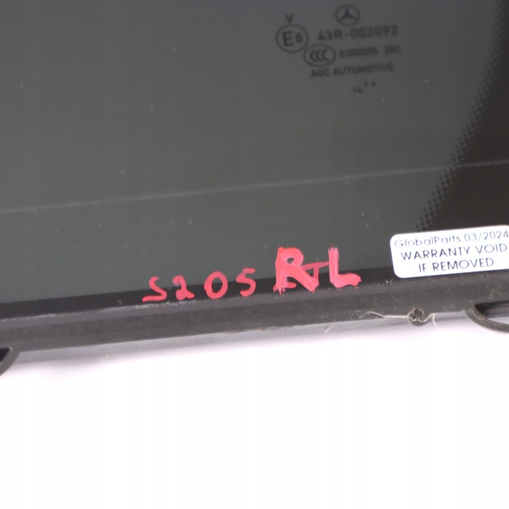 MERCEDES W205 VITRE DE PORTIÈRE ARRIÈRE GAUCHE VITRE TEINTÉ AS3 A2057350710