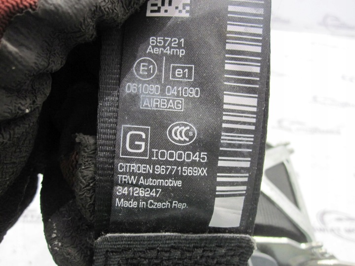 CITROEN C3 II 12R CEINTURE DE SÉCURITÉ GAUCHE AVANT 96771569XX