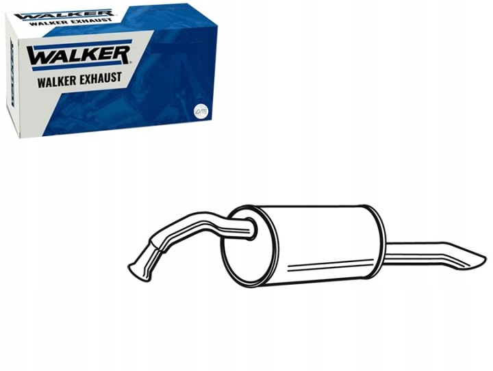 WALKER SILENCIEUX SYSTÈMES ÉCHAPPEMENT ARRIÈRE TOYOTA YARIS VER KIT CONDUCTEUR #15