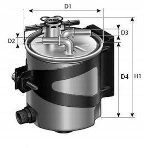FILTRE CARBURANTS VERS RENAULT GRAND MEGANE SCENIC