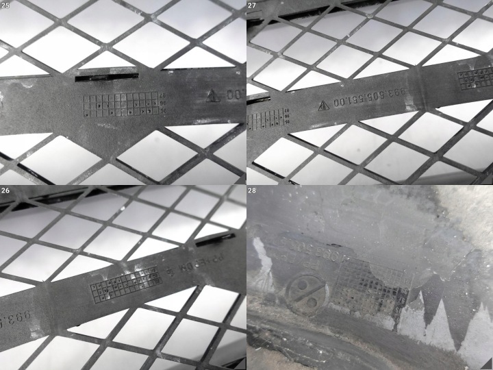 PORSCHE 911 993 1994-1998 PARE-CHOCS SPOILER GRILLE AVANT AVANT EUROPE
