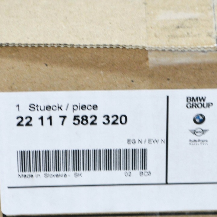BMW 3 G20 DROITE CÔTÉ COUSSINS MOTEUR 7582320 22117582320