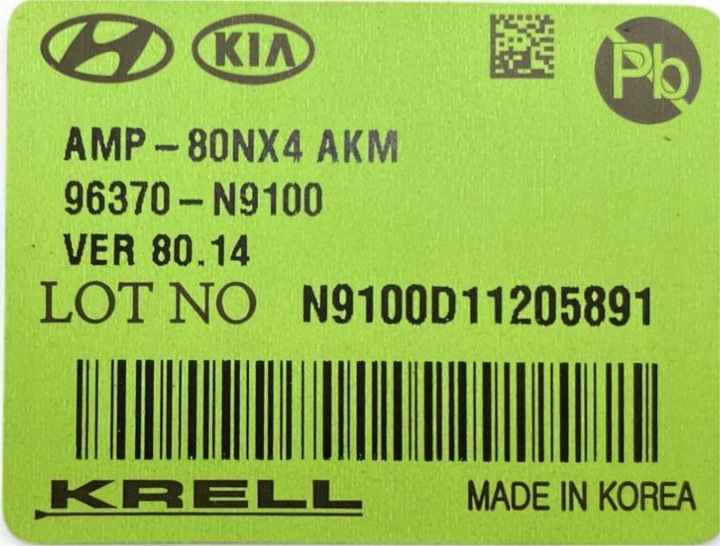 HYUNDAI TUCSON IV NX4 AMPLIFICATEUR 96370N9100