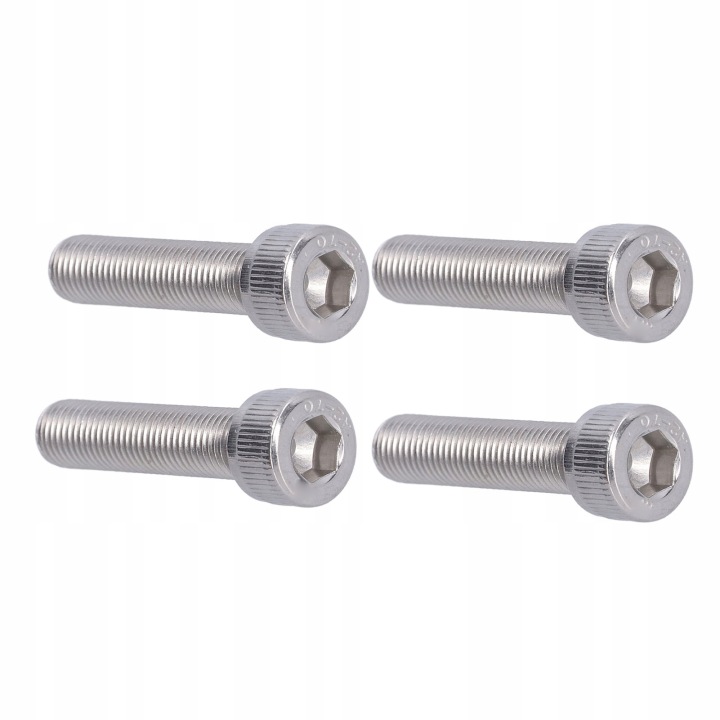 KIT VIS SZESCIOKATNYCH 4 PIÈCES A2 BOUCHON DOUILLES AVEC ACIER INOXYDABLE BOULONS M10X45
