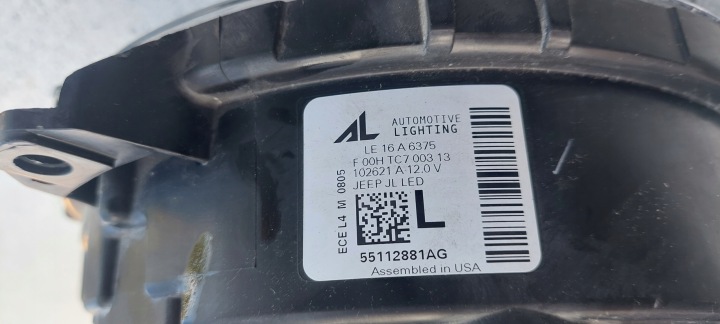 JEEP WRANGLER JL 22 23 PHARE EUROPE ORIGINAL COMPLET LED GAUCHE NR 9
