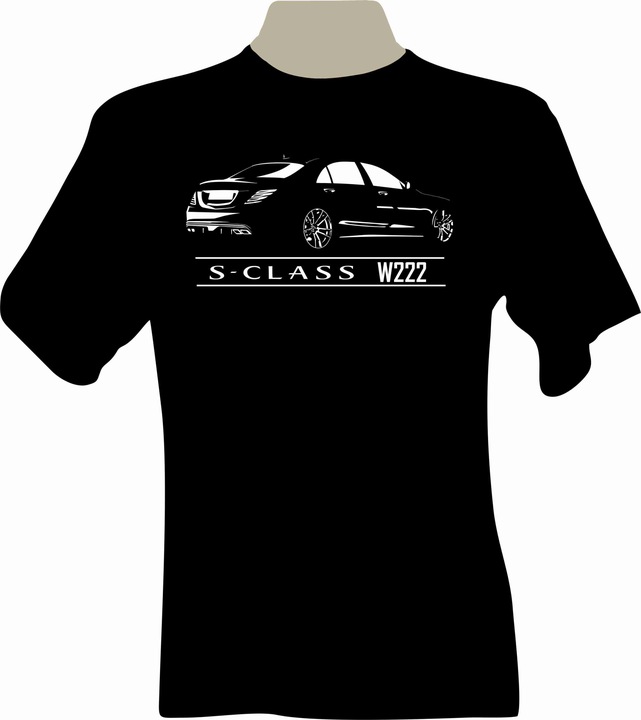 KOSZULKA T-SHIRT CON NADRUKIEM MERCEDES S CLASS W222 