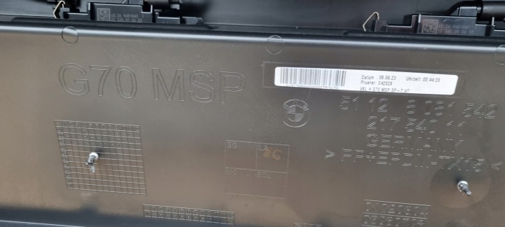 BMW 7 I7 G70 MODULE PARE-CHOCS ARRIÈRE ORIGINAL D033