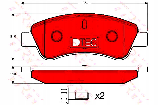 ZAPATAS DE FRENADO CITROEN P. BERLINGO- C2- C3- DS3- XSARA- 206- 207- 208- 307 