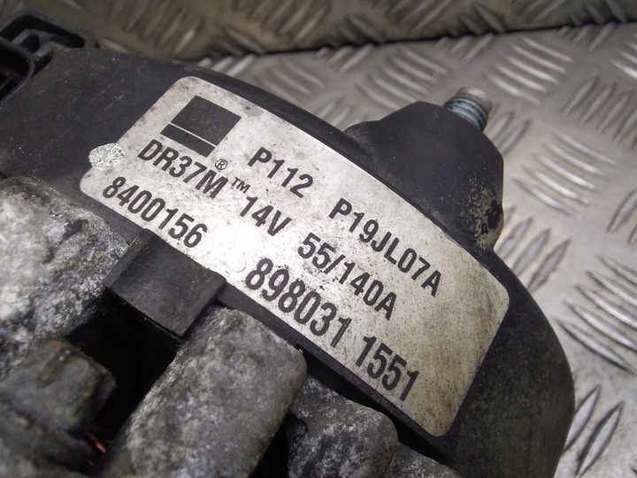 8400156 ELECTRIC GENERATOR 1.7 CDTI 81 2007 OPEL ASTRA H (L48) photo 3 - milautoparts-fr.ukrlive.com