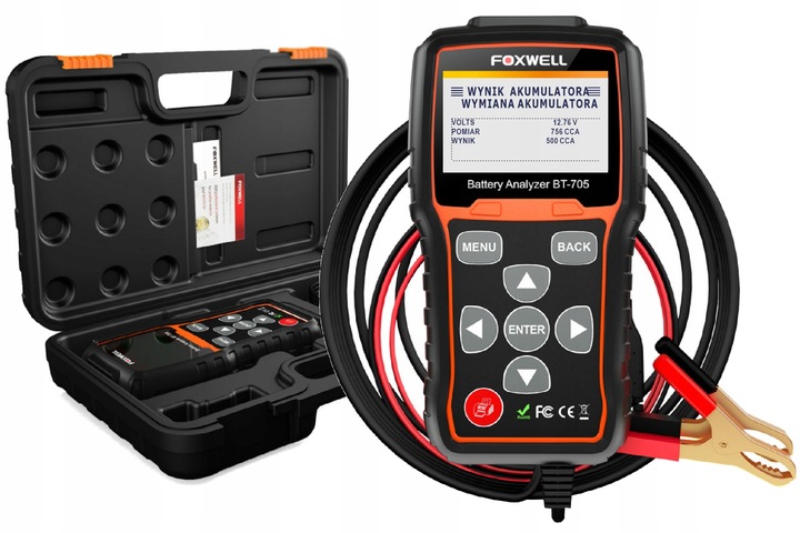 ENSAYADOR AKUMULATOROW FOXWELL BT-715 J POLACO 