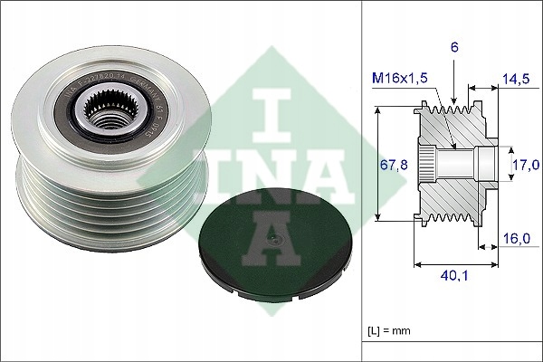 EMBRAGUE ALT. 535004810/INA 