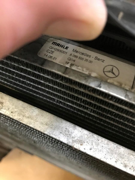 MERCEDES W253 W213 W205 W213 RADIATEUR RADIATEURS VENTILATEUR EN BON ÉTAT ENSEMBLE