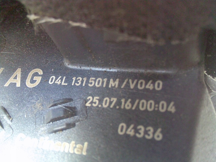 VW 1.6 2.0 TDI DBK RADIATEUR GAZ D'ÉCHAPPEMENT EGR 04L131512BQ PAPILLON DES GAZ 04L131501M