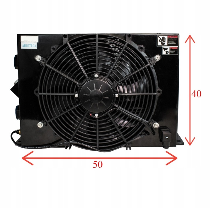 RADUADOR ACEITES HIDRÁULICO 150L/MIN DC 24V 