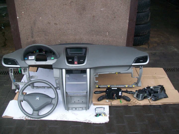 CONSOLE BANDE CAPTEUR AIRBAG PEUGEOT 207