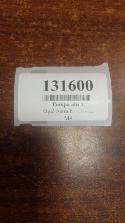 OPEL ASTRA H GTC POMPE ABS 13246537