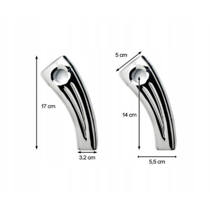 RISERY FIXATION CAOUTCHOUC POUCES PLAT 17CM (7780)