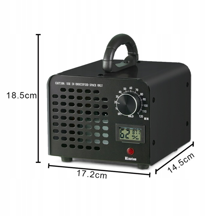 PUISSANT GÉNÉRATEUR OZONU OZONATOR OCZYSZCZACZ VERS AIR 60000 MG/H 120W