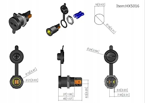 ADAPTADOR ENCAJES HELLA DIN DO BMW POWERLET 