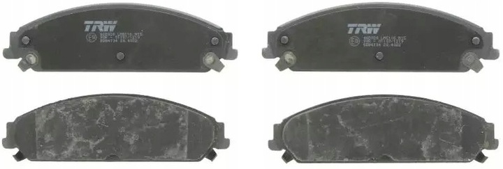 TRW GDB4134 SET PADS HAMULCOWYCH, BRAKES TA 