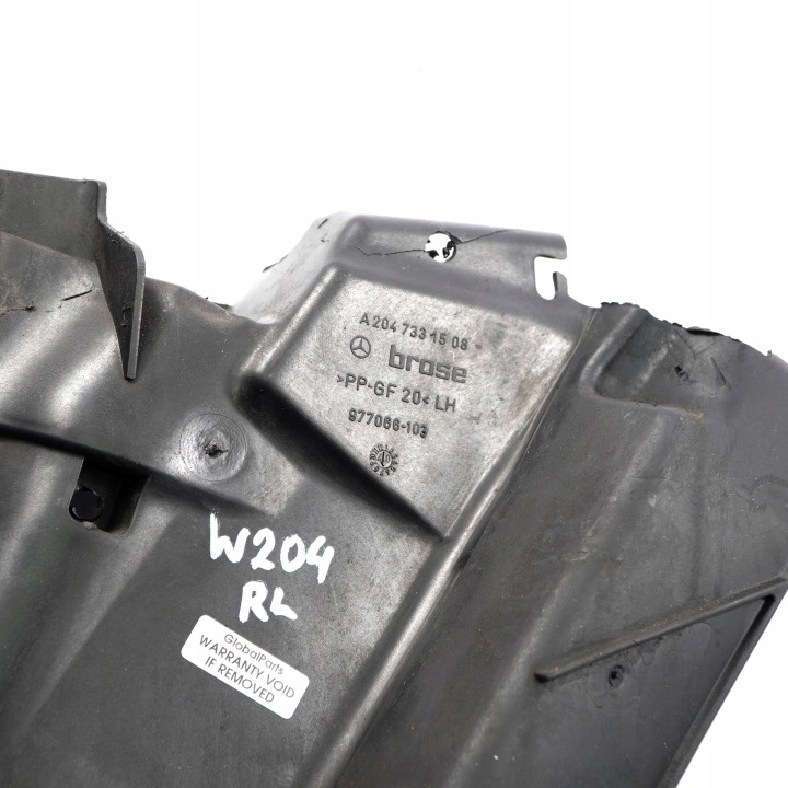 MERCEDES W204 PROTECTION COUVERCLE SERRURE PORTES GAUCHE ARRIÈRE