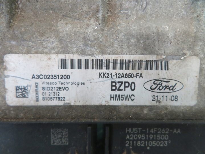 KIT DE DÉMARRAGE ORDINATEUR CONTRÔLEUR FORD TRANSIT MK8 2.0 TDCI 22R