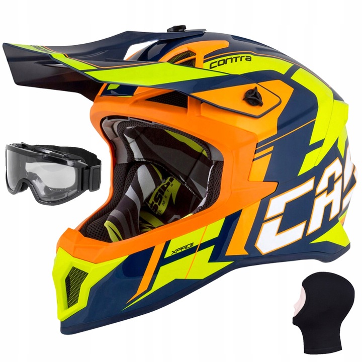 CASSIDA PRO2 CASCO PARA MOTOCICLETA CROSS WLOKNO SZKLANE 