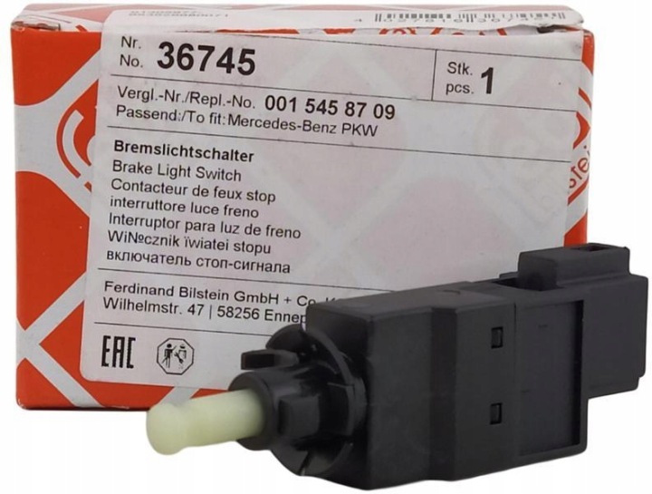 COMMUTATEUR FEU STOP FEBI BILSTEIN 36745 15458709