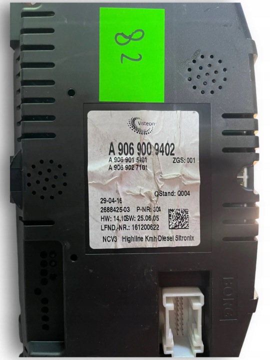 MERCEDES SPRINTER W906 COMPTEUR TABLEAU DE BORD MONITEUR 9069009402 !M