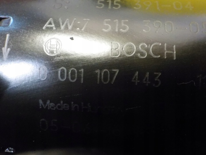 BMW X3 E83 E46 E60 E61 2.5 B 07R 192KM M54 DÉMARREUR 7515391 0001107443