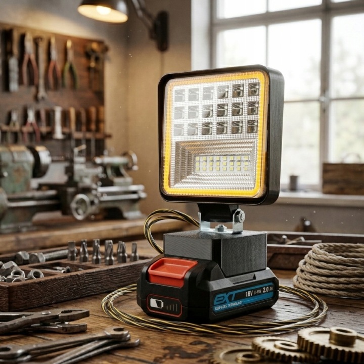 PHARE TRAVAILLÉ LED 18V VERS ERBAUER EXT 126W 6000LM AKUMULATOROWA PHARES ANTIBROUILLARD
