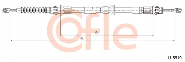 CÂBLE FREINS MANUEL COFLE 1000839 1019240 11080