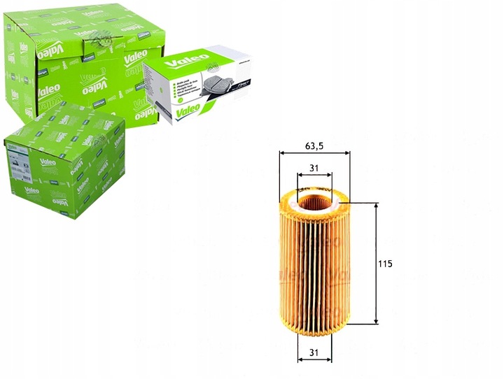 FILTRO ACEITES VALEO 586524 