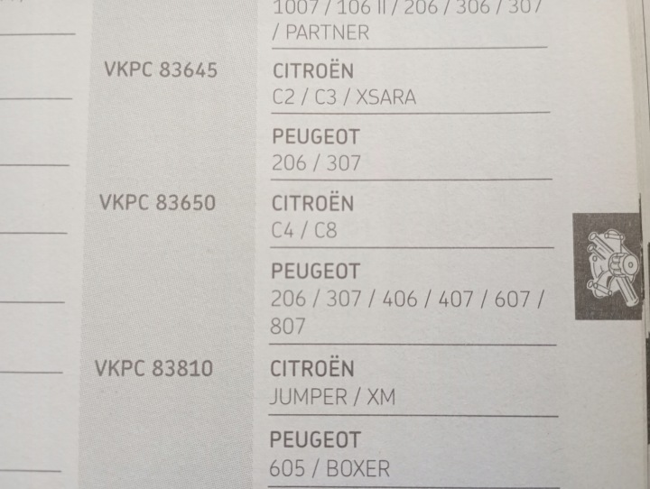 POMPE À EAU CITROEN C4 PEUGEOT 406 206 307 807 407 2,0 RC 16V 1,8 2,2 20Z 61
