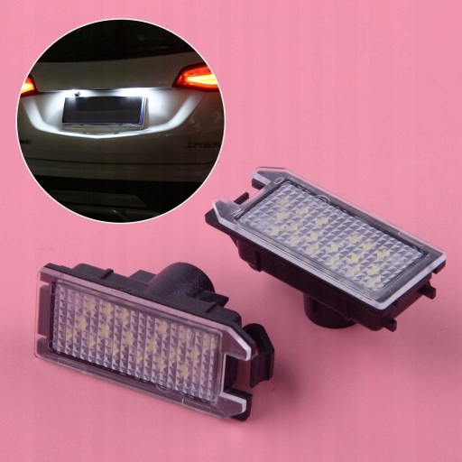 PLACA REJESTRACYJNA DIOPARA LUMINOSO LED PARA FIAT 500 500C 